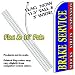 Brake Service Feather Banner Flag Kit (Flag & Pole)