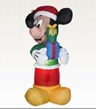 6 Ft. - Gemmy Christmas Airblown Inflatable - DISNEY - Mickey Mouse with Presents