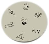 Konad Stamping Nail Art Image Plate - M4