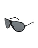 Giorgio Armani Signature Aviator Shield Sunglasses black/smoke