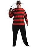 Full Figure Nightmare Elm Street Freddy Krueger Costume Full Figure Nightmare Elm Street Freddy Krueger Costume