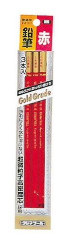 タジマ 建築用すみつけ鉛筆 赤 KNE3-RH