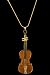Stradivarius Violin Necklace