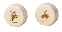 WESTERN Vintage cowboy SALT PEPPER SET dinnerware