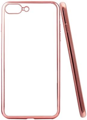 iphone 7 Plus Case, Homewill Flexible Soft TPU Cover Scratch-Resistant and Shock-Absorption Bumper for iPhone7 Plus 5.5 Inch (Rose Gold)