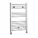 Kitchen & Housewares : Chrome Flat Bathroom Heated Towel Radiator Rail 760mm x 500mm