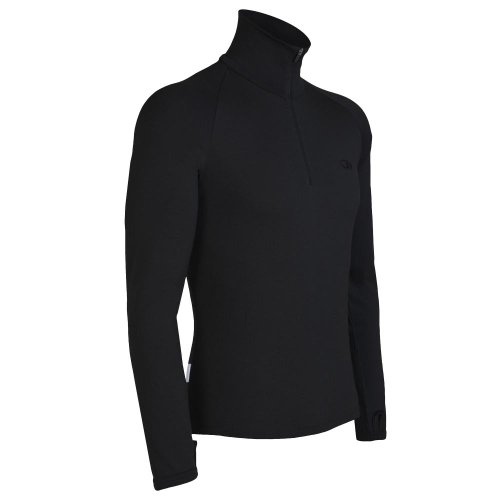 Icebreaker Men's Bodyfit 260 Tech Top (Black, X-Large) On Sale