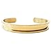 Hair Tie Bracelet For Medium & Large Wrists - New Accessory for Women - Gold Tone Stainless Steel