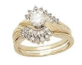 Curves of Radiance Diamond Bridal Set
