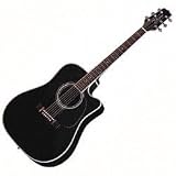 Takamine EF341SC Acoustic-Electric Guitar, Black