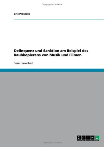 Delinquenz und Sanktion am Beispiel des Raubkopierens von Musik und Filmen