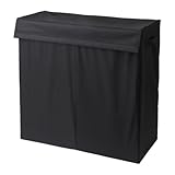 Organizer Laundry Bag with Stand Black Hamper