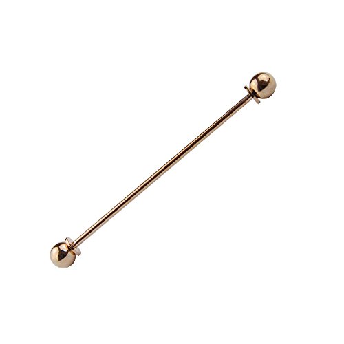 Samway collar bar, mens jewelry ball ended bar collar p…