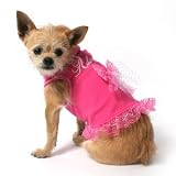 Adorable Pink Dog Dress-S-