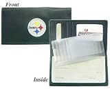 Pittsburgh Steelers Embroidered Leather Checkbook Cover
