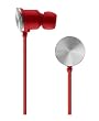 Nixon Wire 8mm Headphone Rubber Red Solid Wire, One Size