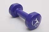 Vinyl Dumbbell 9 LB, Blue, Single