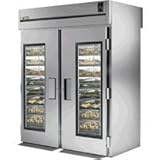 True - Two (2) Section Glass Door Roll-Thru Refrigerator - Four (4) Glass D ....