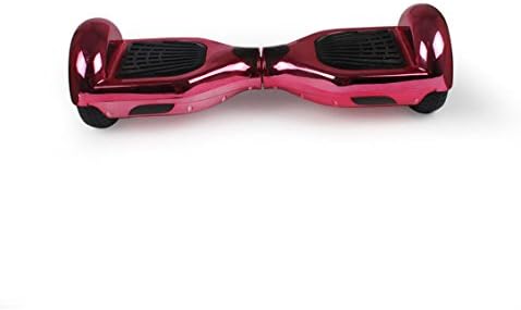 Mobileproparts Electroplating Self Balancing Scooter Two 6.5" Wheel Self Balance Electric Hoverboard Drifting Personal Transporter Mini Unicycle with Certified Safe Battery Pack and Led Lights Rose Red