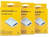 Compatible Brother LC25BK Combo 3-Pack: 3 Black Ink Cartridges
