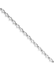 Sterling Silver Diamond Bracelet