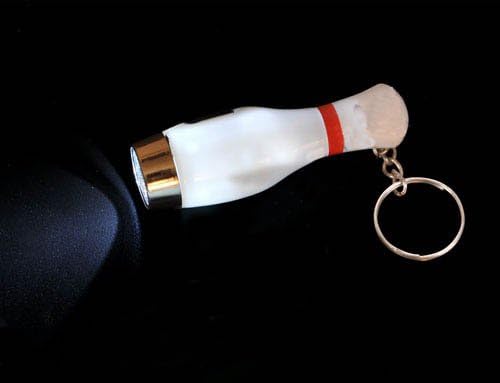 LED Bowling Key Chain