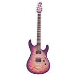 Ernie Ball Music Man Steve Morse Y2D Electric Guitar, Purple Sunset