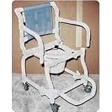 Commode/Shower Chair - Adult - Shower/Commode Chair Adult Chair with Swingaway Arms and Pail