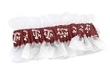 Texas A&M Garter - Texas A&M Maroon Garter with TAM Logo