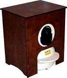 LitterWorks Litter Robot II Litter Box Cabinet Walnut