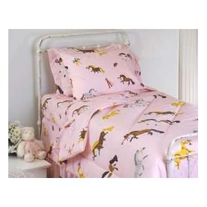 Puff Pony Comforter Set - Twin