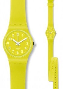 Swatch Originals Limetta Yellow Dial Women's watch #LJ106C