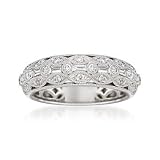 .45 ct. t.w. Diamond Wedding Ring In 18kt White Gold. Size 7