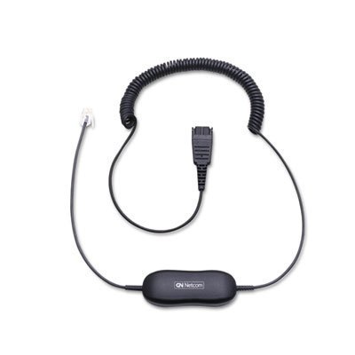 Jabra GN1200 7-foot Smartcord COILED, QD to Mod