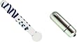 Deluxe Swirled Opal Glass Dildo Adult Sex Toy Kit