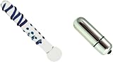 Deluxe Swirled Opal Glass Dildo Adult Sex Toy Kit