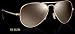  : RAY-BAN RB 8029K LIMITED EDITION 22K Gold Plate
