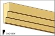 Dollhouse Miniature Crown Molding/Cornice