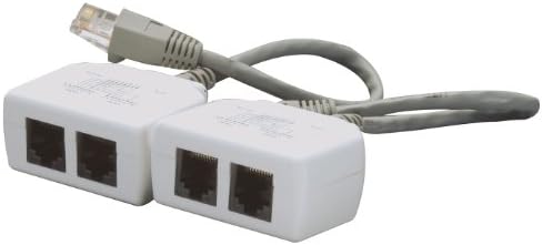 Wired Home TLNS RJ45 Two Line Network Splitter Pair