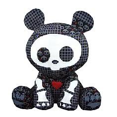 Skelanimals: Dead in Plaid Series 1 Plush - Chungkee the Panda