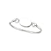 Sterling Silver Oval Shaped Baby Bracelet