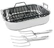 All-Clad Stainless Roti Combo with Rack and Turkey Forks