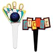 Bowling Cupcake Picks - 12ct