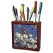 Patricia Sanders Flowers - Beautiful White Flowering Tree- Flowers- Spring Photography - Tile Pen Holders-5 inch tile pen holder