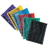 ESSELTE CORPORATION / Mesh Zippered Ring Binder Pocket / ESS68500 / Sold as 1 Each / Mfr Part # 68500