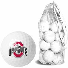 Ohio State Buckeyes 15 Golf Ball Clear Pack