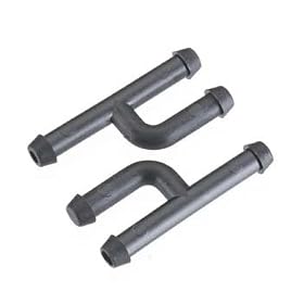 Du-Bro 2370 Black In-Line Fuel Connector With Plug (2-Pack) from Connectors Du Bro