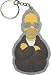 Simpsons Homer Biker Rubber Keychain