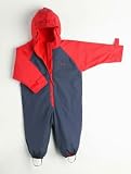 Togz Waterproof Warm & Dry Suits - Navy/Red 90cm (18-24 mths)