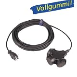 Eigenschaften Jäger  / 3fach-Gummi-Kupplung mit schwere Gummischlauchleitung H07RN-F 3